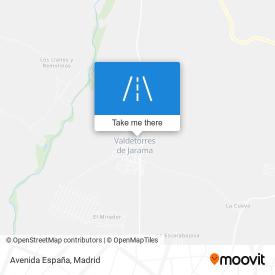 Avenida España map