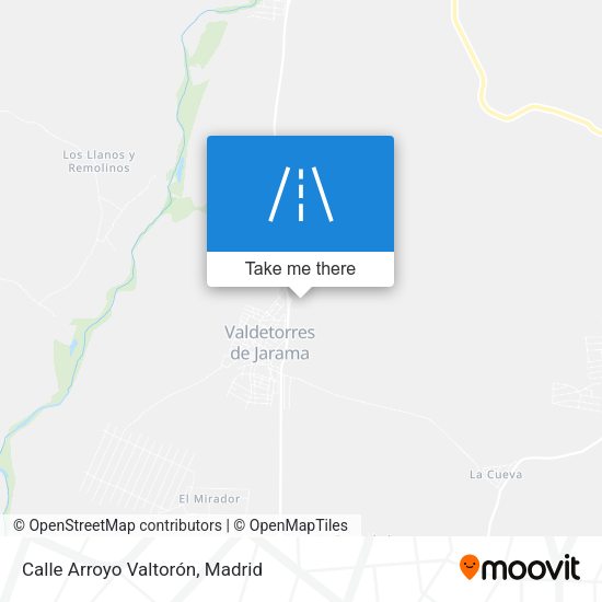 Calle Arroyo Valtorón map