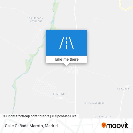 mapa Calle Cañada Maroto