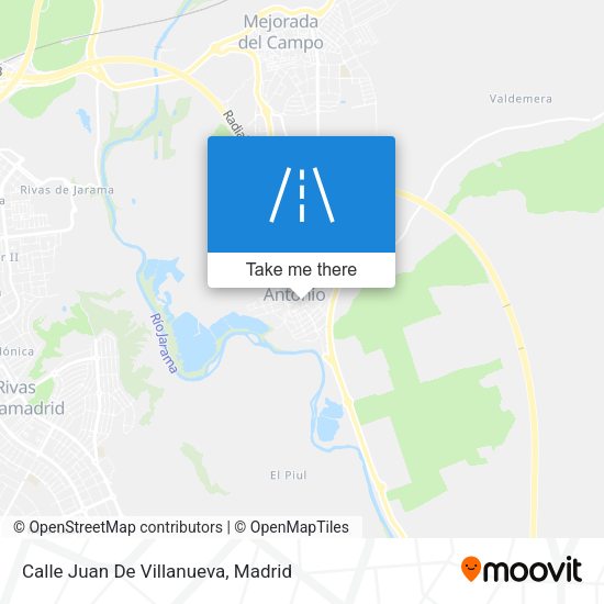 Calle Juan De Villanueva map