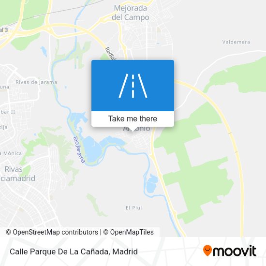 Calle Parque De La Cañada map