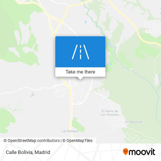 Calle Bolivia map