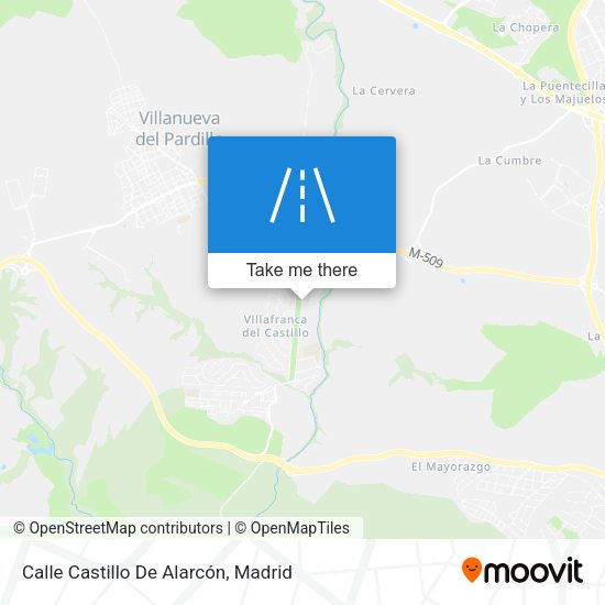 Calle Castillo De Alarcón map