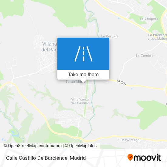 Calle Castillo De Barcience map