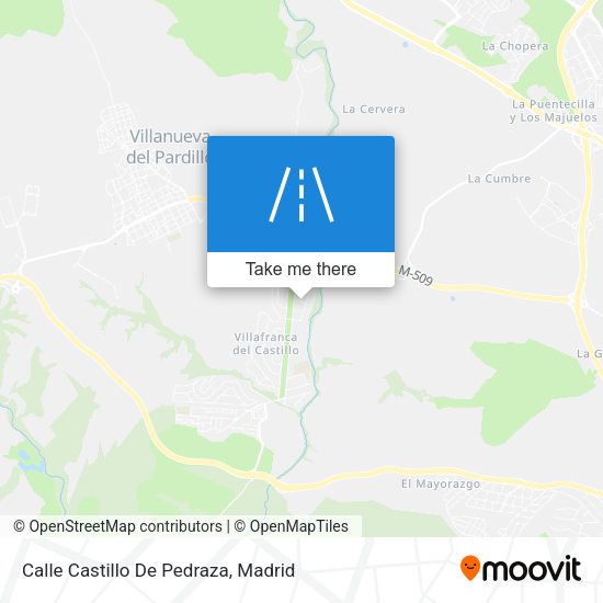 Calle Castillo De Pedraza map