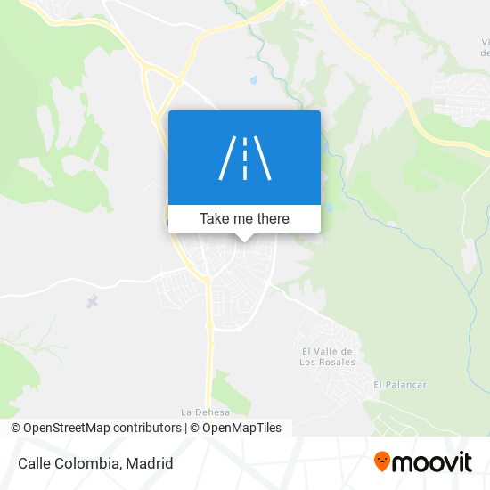 Calle Colombia map