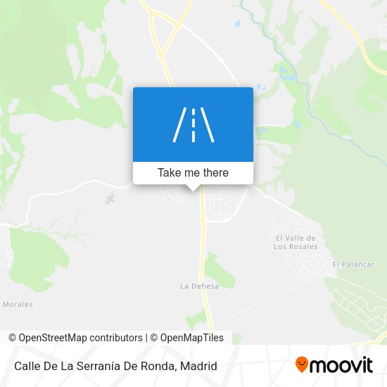 Calle De La Serranía De Ronda map