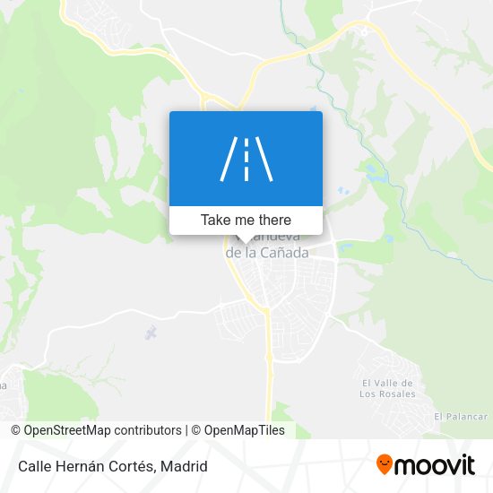 Calle Hernán Cortés map
