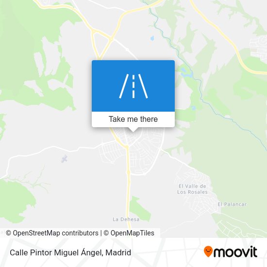 Calle Pintor Miguel Ángel map