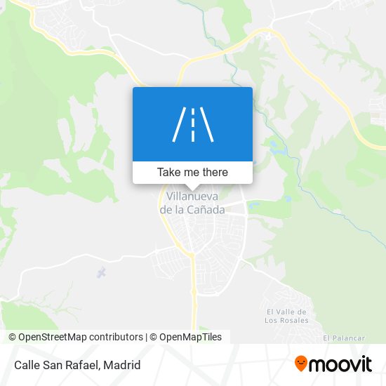 Calle San Rafael map