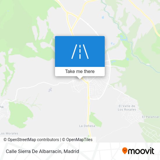 Calle Sierra De Albarracín map
