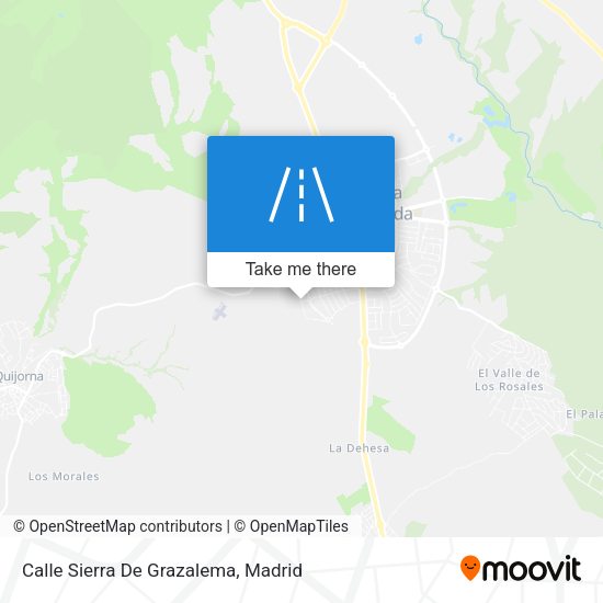 Calle Sierra De Grazalema map