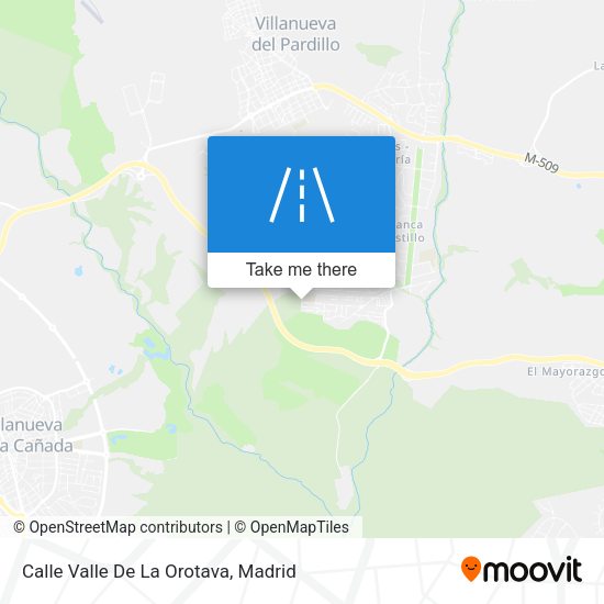 Calle Valle De La Orotava map