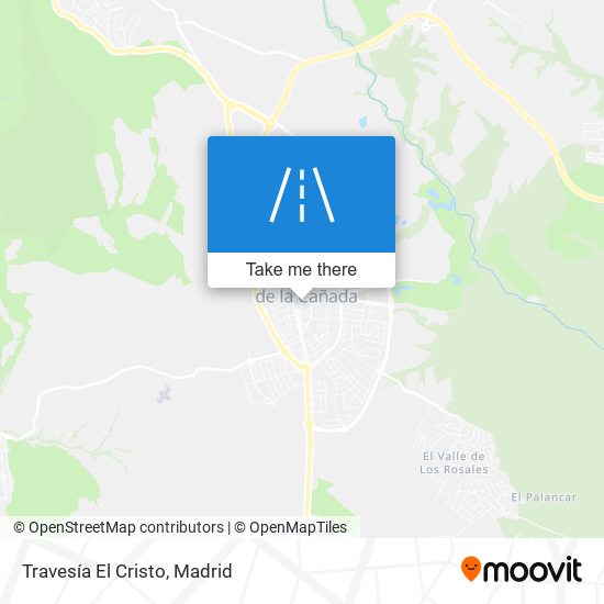 Travesía El Cristo map