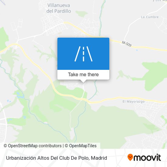 Urbanización Altos Del Club De Polo map
