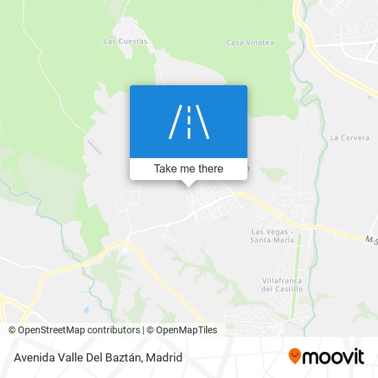 Avenida Valle Del Baztán map