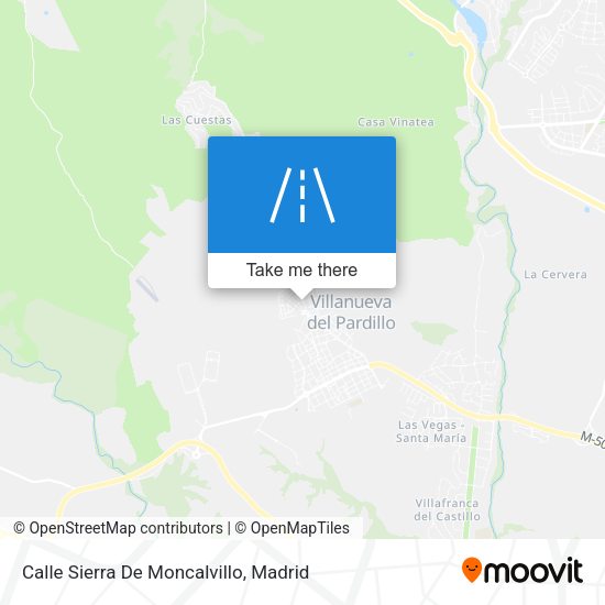 Calle Sierra De Moncalvillo map