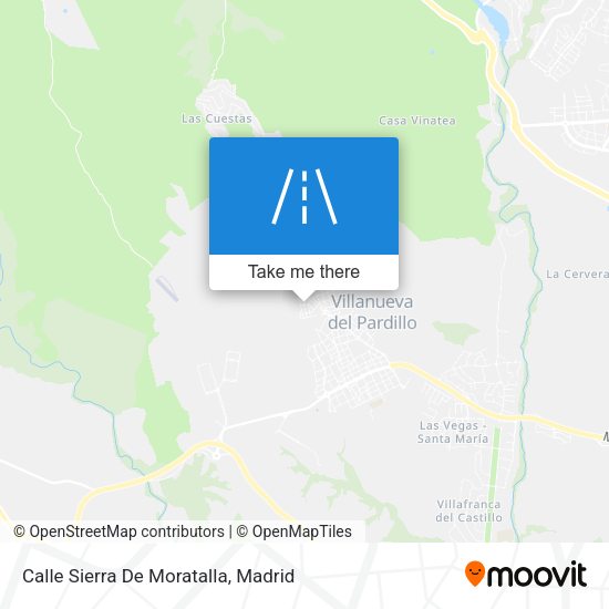 Calle Sierra De Moratalla map