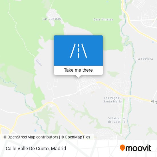 Calle Valle De Cueto map
