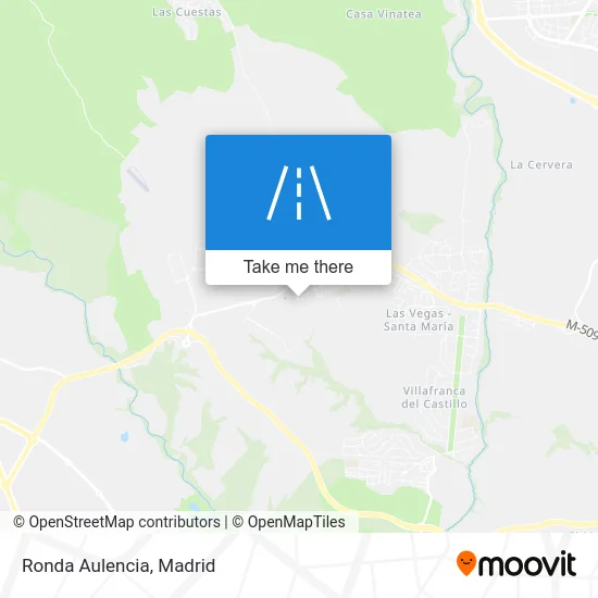 Ronda Aulencia map