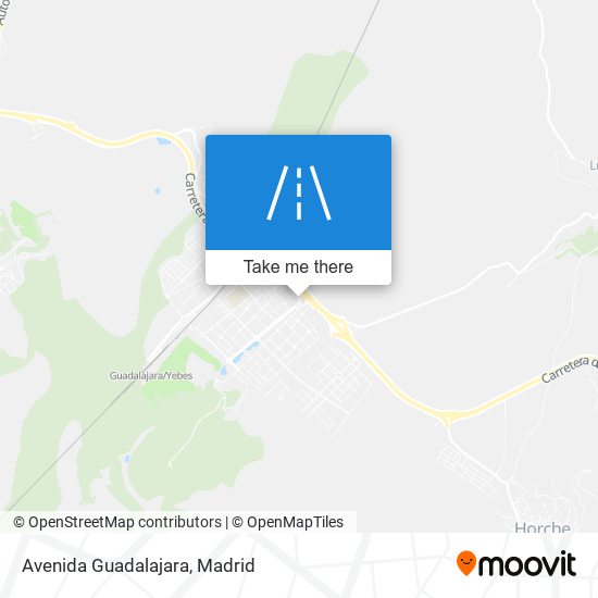 Avenida Guadalajara map