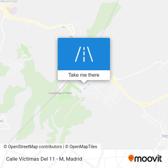 Calle Víctimas Del 11 - M map