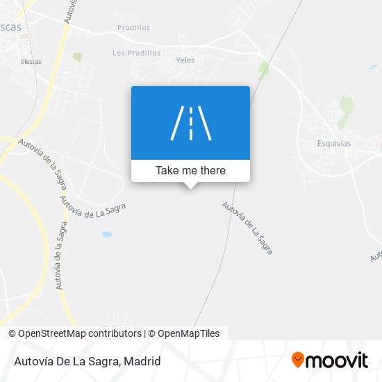 mapa Autovía De La Sagra