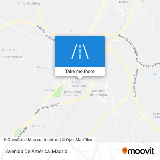 Avenida De América map