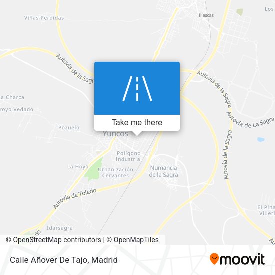 Calle Añover De Tajo map