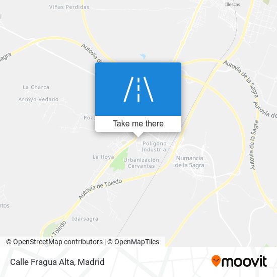 Calle Fragua Alta map