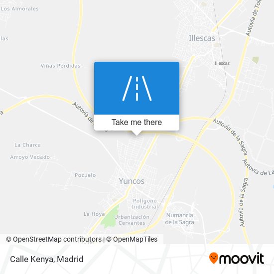 Calle Kenya map