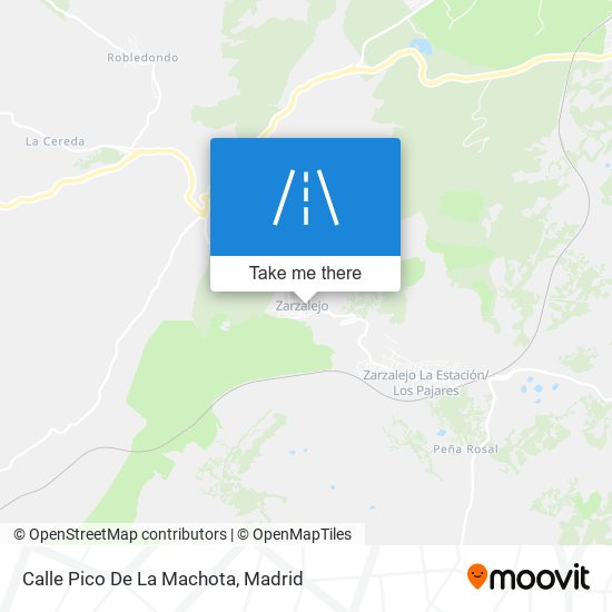 Calle Pico De La Machota map