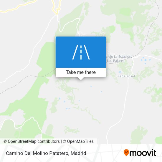 Camino Del Molino Patatero map
