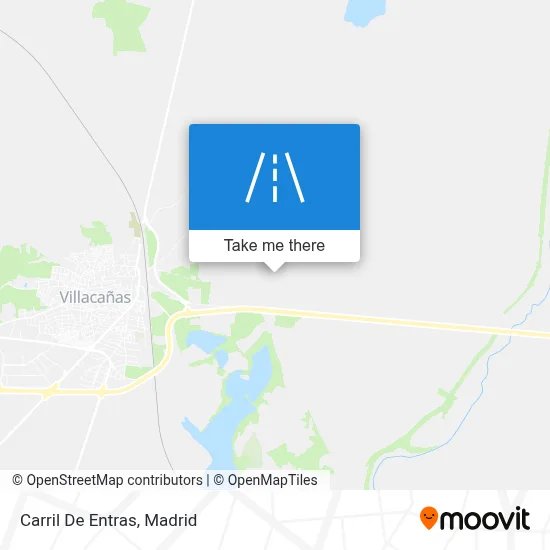 Carril De Entras map