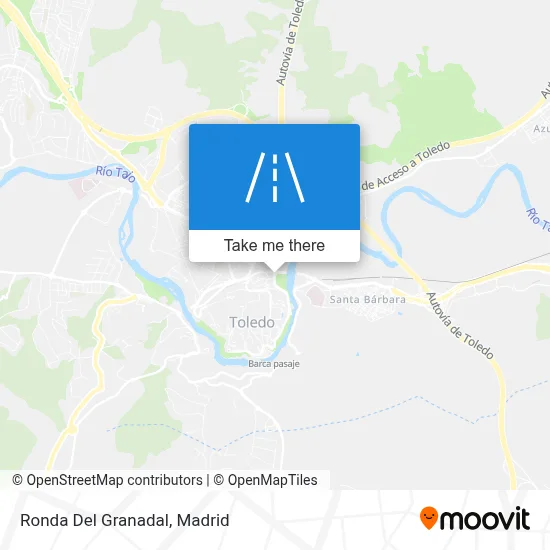 Ronda Del Granadal map