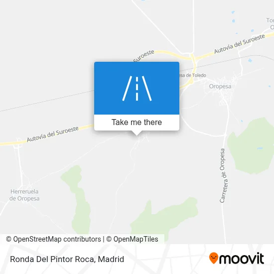 mapa Ronda Del Pintor Roca