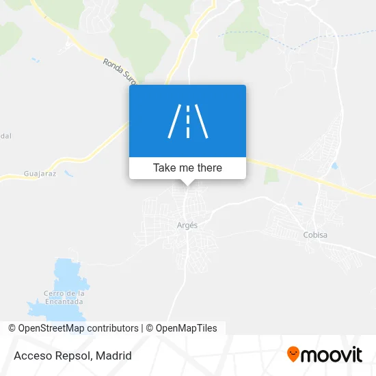 Acceso Repsol map