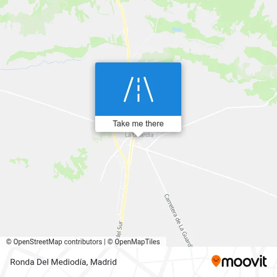 Ronda Del Mediodía map