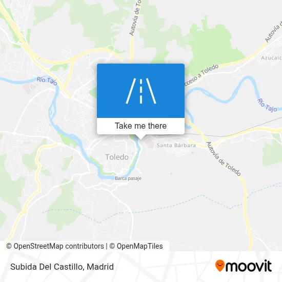 Subida Del Castillo map