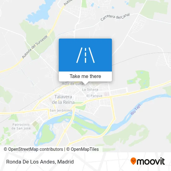 Ronda De Los Andes map