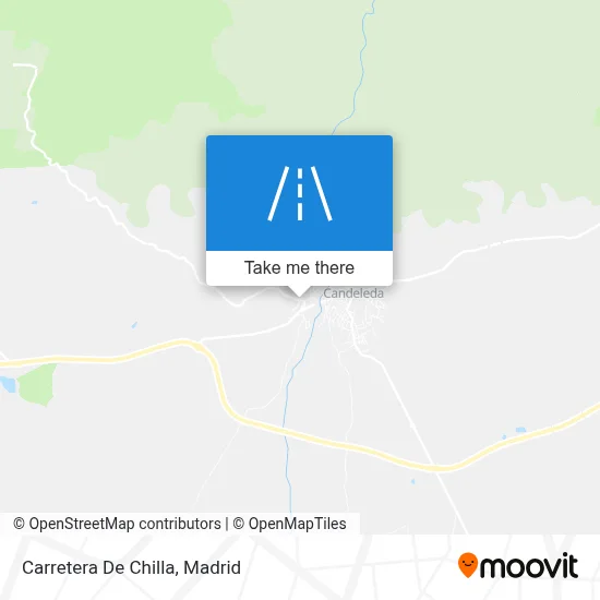 Carretera De Chilla map