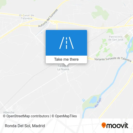 Ronda Del Sol map