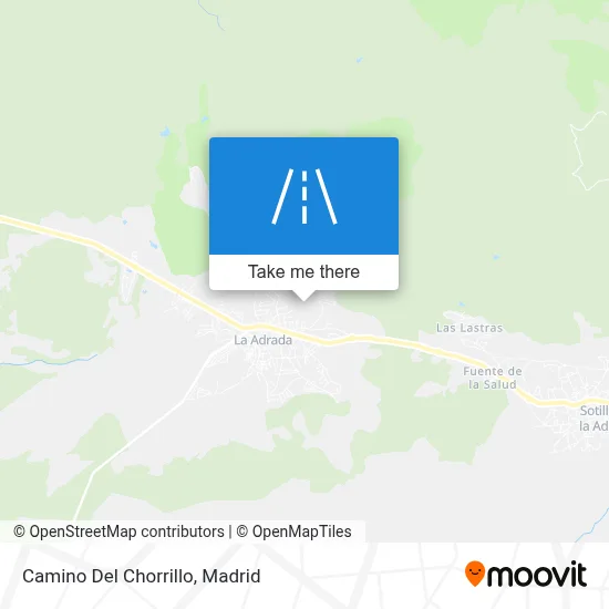 Camino Del Chorrillo map