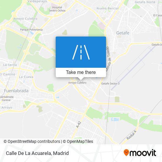 Calle De La Acuarela map