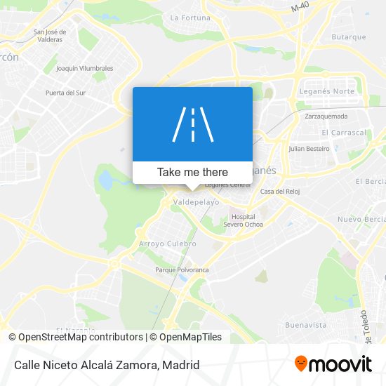 mapa Calle Niceto Alcalá Zamora
