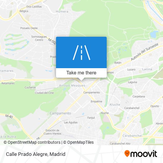 Calle Prado Alegre map