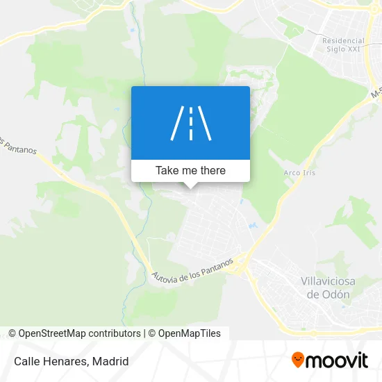mapa Calle Henares