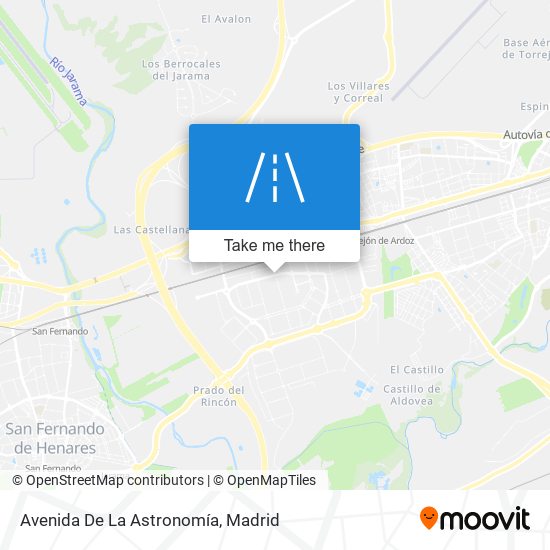 Avenida De La Astronomía map