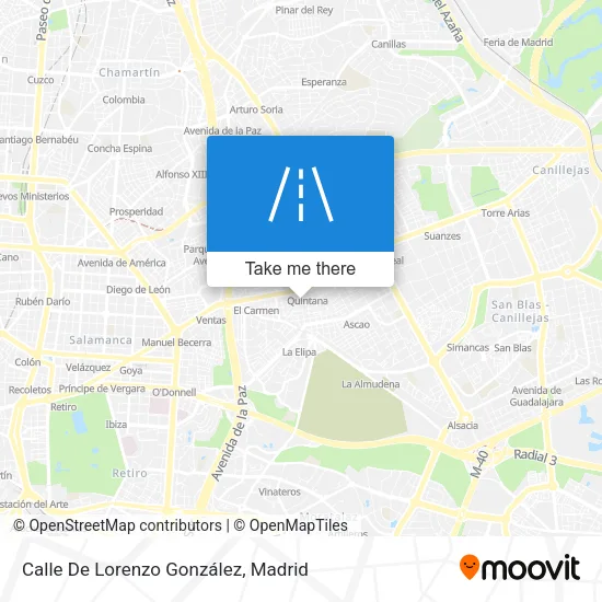 Calle De Lorenzo González map
