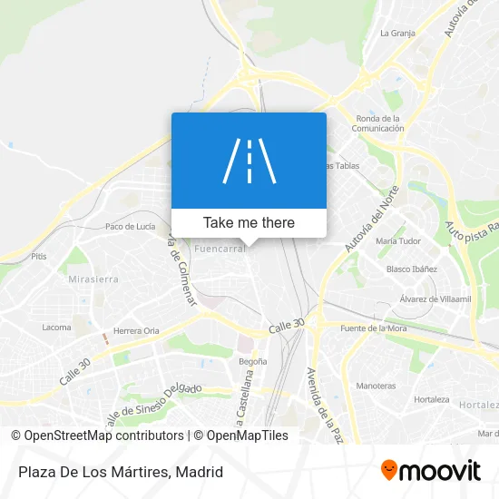 Plaza De Los Mártires map